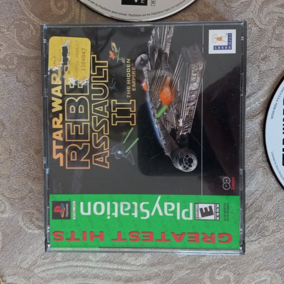 Jaquette Arrière PS1 – Star Wars Rebel Assault 2 – Sony PlayStation 1